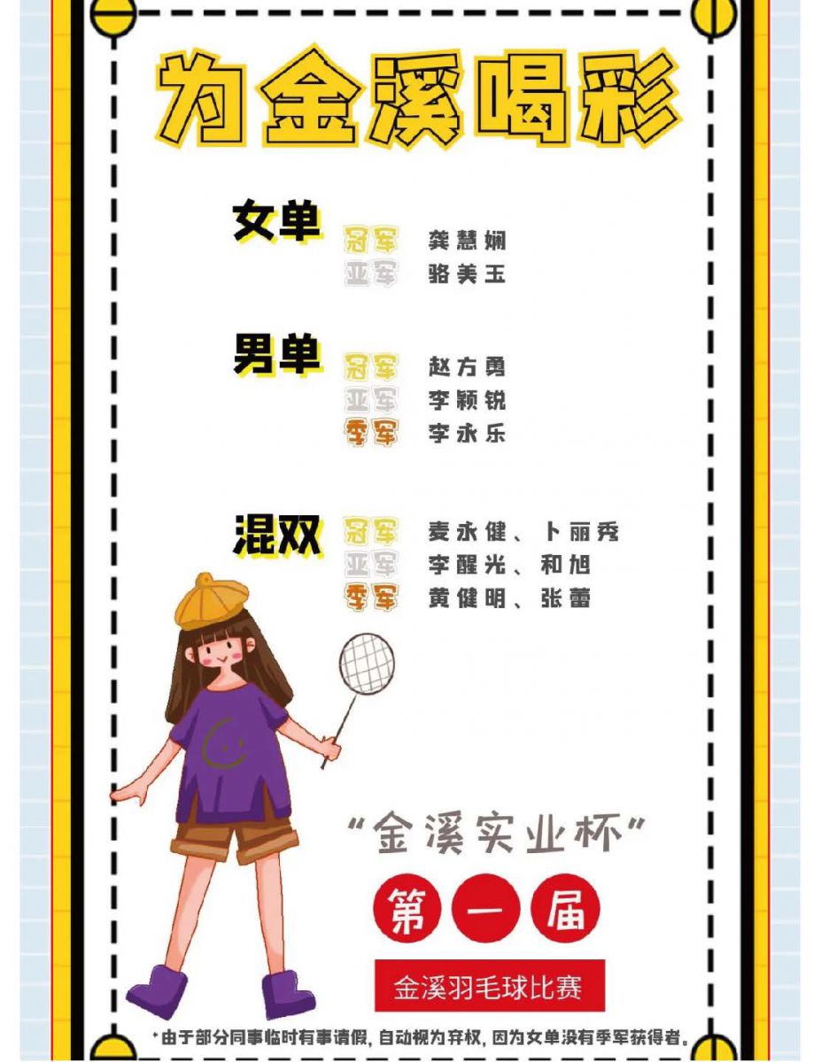 @金溪人，誰(shuí)“羽”爭(zhēng)鋒！